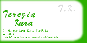 terezia kura business card